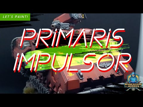 Let's Paint! 40K   Blood Angels Primaris Impulsor