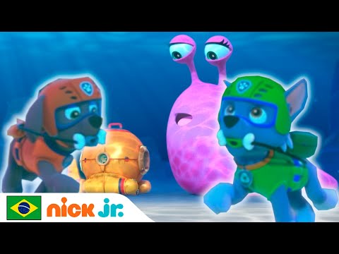 Capa de Patrulha Canina | Resgate embaixo d'água! | Nick Jr. em Português