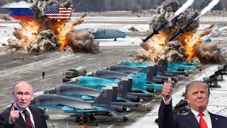 13 Minutes Ago! Shocking the World, Russian Military Air Base Destroyed by Ukrainian Missiles
