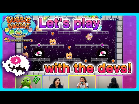 Playing Bubble Bobble 4 Friends: The Baron is Back with the devs & New Features!