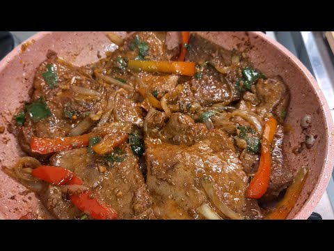 WELL SEASONED LIVER STEAK WITH ONIONS