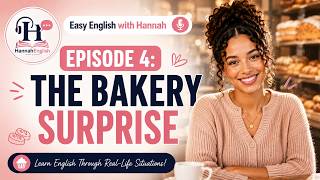 🥐 Episode 4: The Bakery Surprise |Speak English with Confidence! Easy English with Hannah