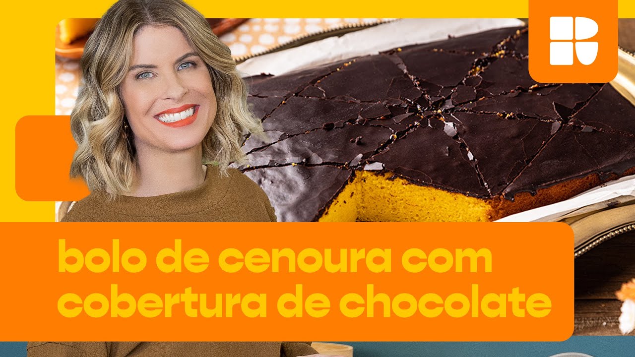 Bolo de cenoura com cobertura de chocolate | Rita Lobo | Cozinha Prática