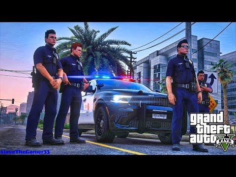 Playing GTA 5 As A POLICE OFFICER Gang Unit Patrol🔥🔥||  GTA 5 Lspdfr Mod|  4K