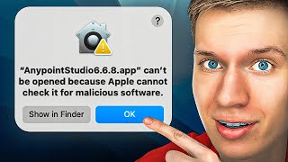 How to FIX “Can’t be opened because Apple cannot check it for malicious software” Error on Mac