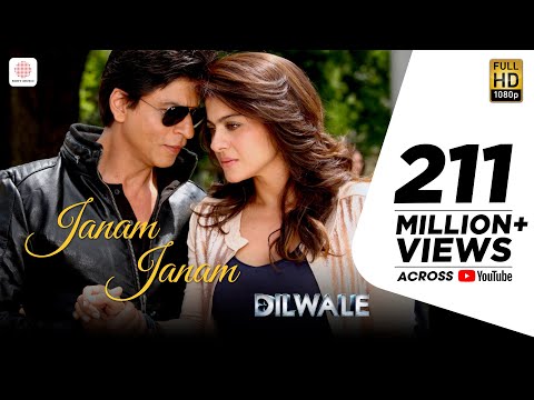 Janam Janam – Dilwale | Shah Rukh Khan | Kajol | Pritam | SRK | Kajol | Lyric Video 2015