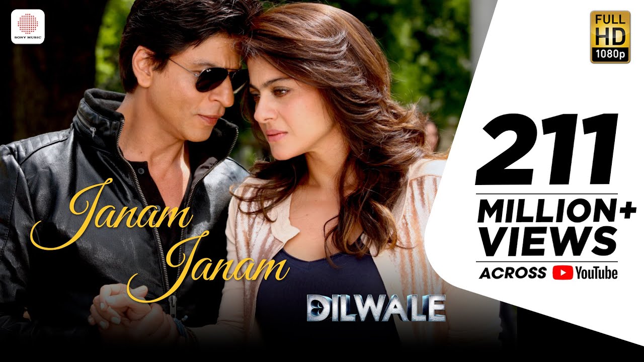 Janam Janam – Dilwale | Shah Rukh Khan | Kajol | Pritam | SRK | Kajol | Lyric Video 2015| Arijit Singh; Antara Mitra  Lyrics