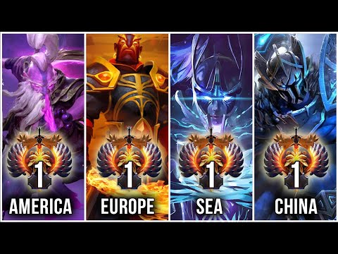 TOP-1 MMR Rank of all regions - BEST Players in Dota 2 (Before MMR Reset!)