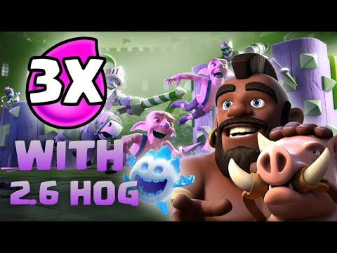 2.6 Hog Cycle Tips | challenge in Clash Royale with 2.6 Hog Cycle | How to play 2.6 hog cycle