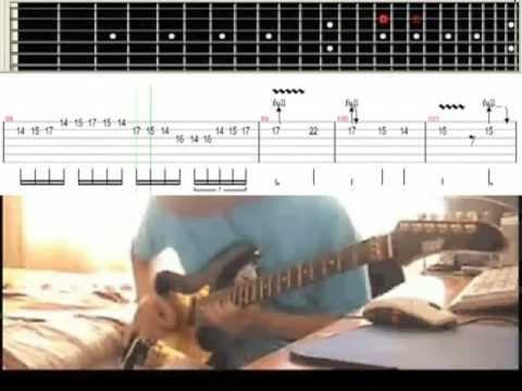 'Canon Rock' Slow Motion - Video Tab Guitar Lesson (75% Tempo)