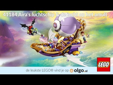 41184 Aira's luchtschip & de jacht op het amult | 3d Review filmpje