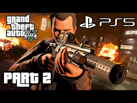 GTA 5: Remastered PS5 Gameplay Walkthrough Part 2 (GTA 5 Next Gen)
