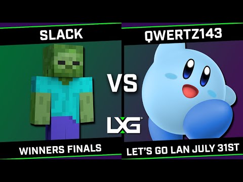Slack (Steve) vs qwertz143 (Kirby) - LXG Let's Go LAN July 31st - Winners Finals