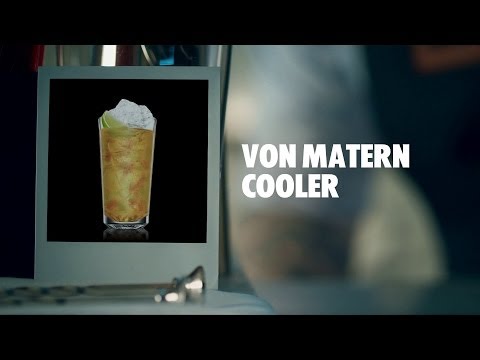 VON MATERN COOLER DRINK RECIPE - HOW TO MIX