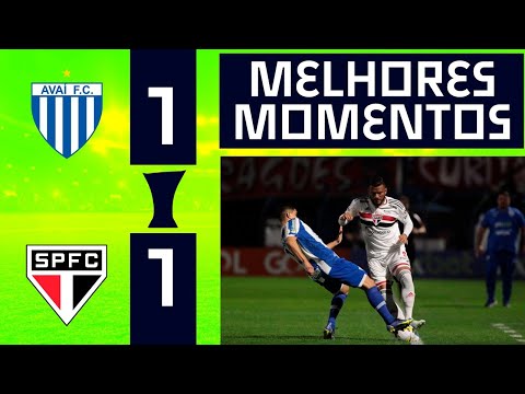 EMPATE NA RESSACADA | AVAÍ 1 x 1 SÃO PAULO | MELHORES MOMENTOS | 9ª RODADA | BRASILEIRÃO
