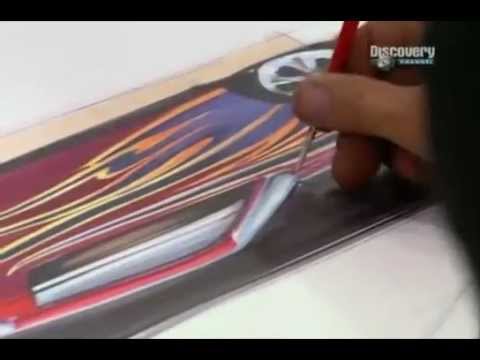 Chip Foose during drawing