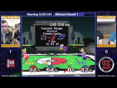 Event Match 6: Nagy & Squilliam (Marth/Peach) vs ctrlaltdefeat & JustMatt (Peach/Fox) - WR1