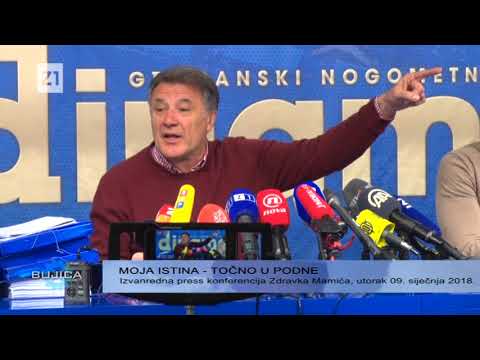 ZDRAVKO MAMIĆ - Moja istina - cijela pressica - 09.01.2018. (Bujica)