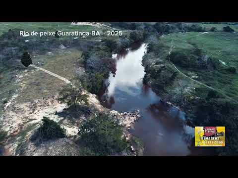 Rio de peixe  Em Guaratinga Bahia, 2025