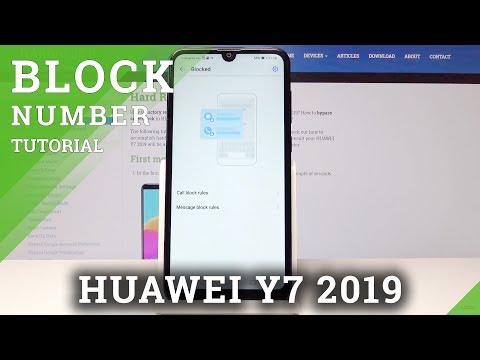 How to Block Number in Huawei Y7 2019 - Call Blocking