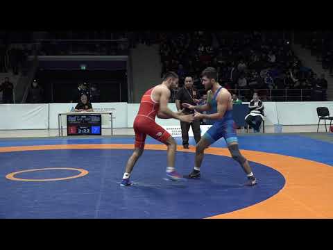 GR 67 kg: 1/2 final - Kazbek Fətəliyev - Kərim Cəfərov