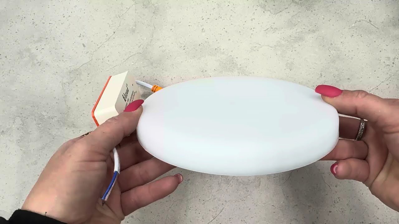 Врезная светодиодная круглая панель LEZARD 24Вт 4200K 2280Lm без рамки 168-CCEL-4224