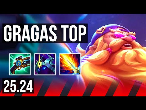 GRAGAS vs OLAF (TOP) | 12/1/7 | EUW Master | 25.24