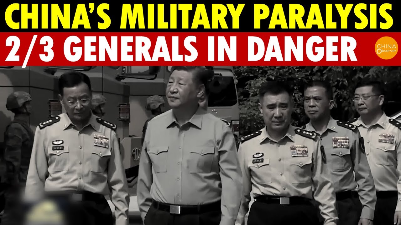 China’s Military Turns on Xi Jinping! No One Left to Trust, Two-Thirds of Generals Purged