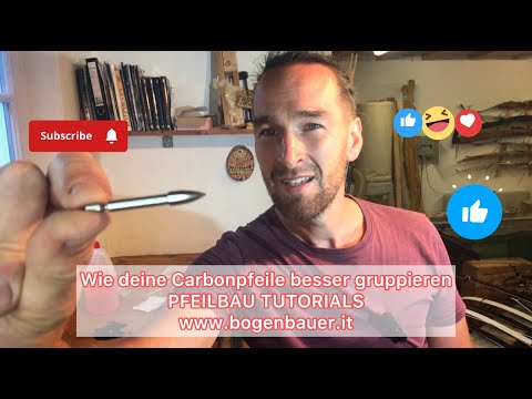 Wie deine Carbonpfeile besser gruppieren - Tutorial Video - Wie baue ich Carbonpfeile - Anleitung