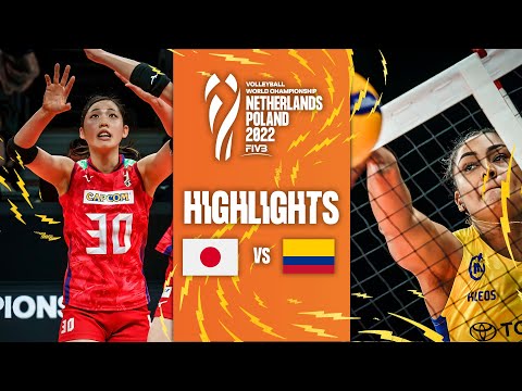 Волейбол JPN vs. COL — Highlights Phase 1 | Women's World Championships 2022