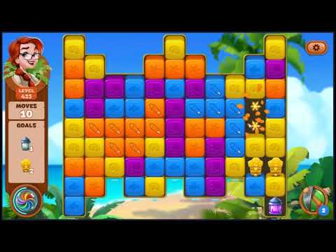 Lost Island Blast Adventure Level 433 - NO BOOSTERS 🏝️ | SKILLGAMING ✔️