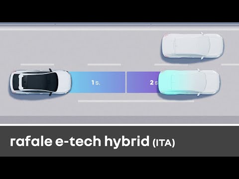 avviso distanza di sicurezza - Rafale E-Tech full hybrid - Renault