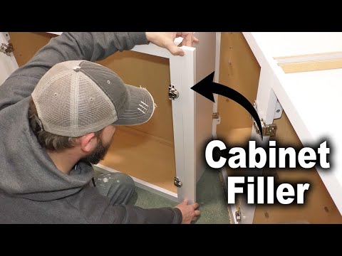 How to Install Cabinet Filler and Attach to Blind Corner | The Fixer Clips