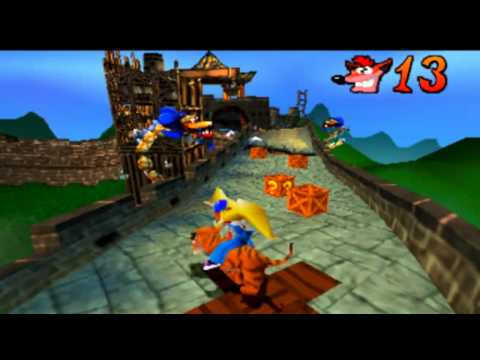 Let's Play Crash Bandicoot 3: Warped 105% Pt. 4: Orient Express [Crystal, Grey Gem]