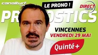 emission video des courses turf pmu du Vendredi 29 mai 2026