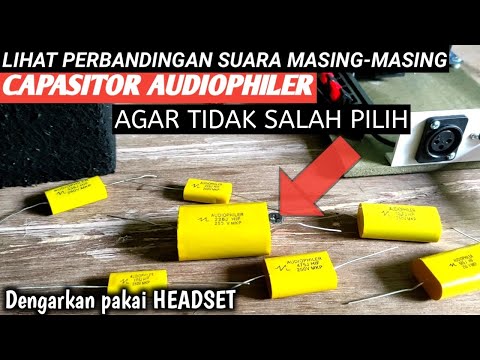 DIFFERENT CAPACITOR VALUES PRODUCE DIFFERENT SOUND CHARACTERISTICS