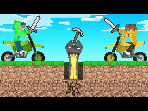 MOTORBIKE HUNTERS vs SPEEDRUNNERS! (Minecraft)