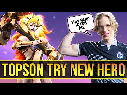 Topson try the New Hero "DAWNBREAKER" - 7.29 Gameplay Patch DOTA 2