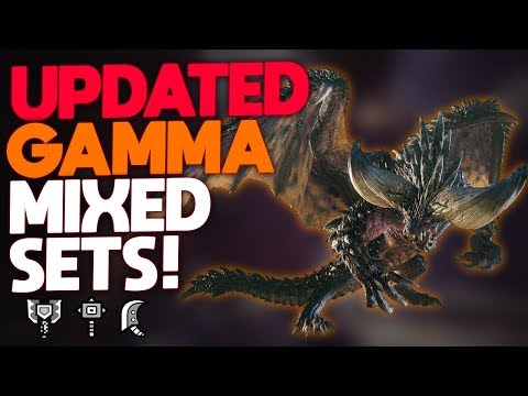 *IMPROVED* ENDGAME MIXED SETS! | NEW Arch Tempered Nergigante γ Gamma Armor | Monster Hunter: World