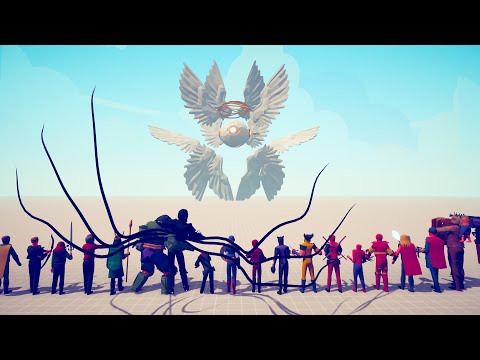 SERAPHIM vs MARVEL Team - Totally Accurate Battle Simulator TABS