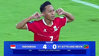 Download lagu HIGHLIGHTS INDONESIA VS SAINT KITTS AND NEVIS | FIFA SERIES 2026 | FANSCAM mp3