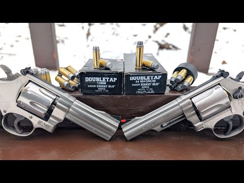 Weird Problems! 10mm VS .44 Mag in Revolvers - Doubletap Hard Cast Solid - Ballistic Gel Test