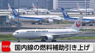 3日から国内線航空機燃料補助引き上げ ガソリン補助の4割→8割に