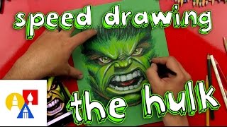 The Hulk Speed Drawing