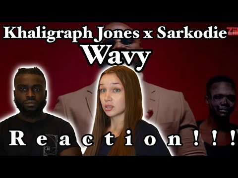 Americans Reacts 🔥 KHALIGRAPH JONES x SARKODIE - WAVY **REACTION**