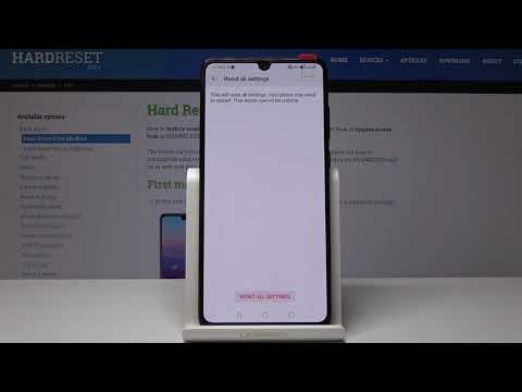 Reset Settings in HUAWEI P20 / P30 - Restore Factory Settings