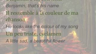 Céline Dion - &quot;Benjamin&quot; (ENGLISH TRANSLATION)