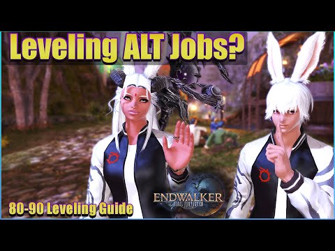 FFXIV Endwalker Leveling Guide 80-90 | Starting the leveling grind...