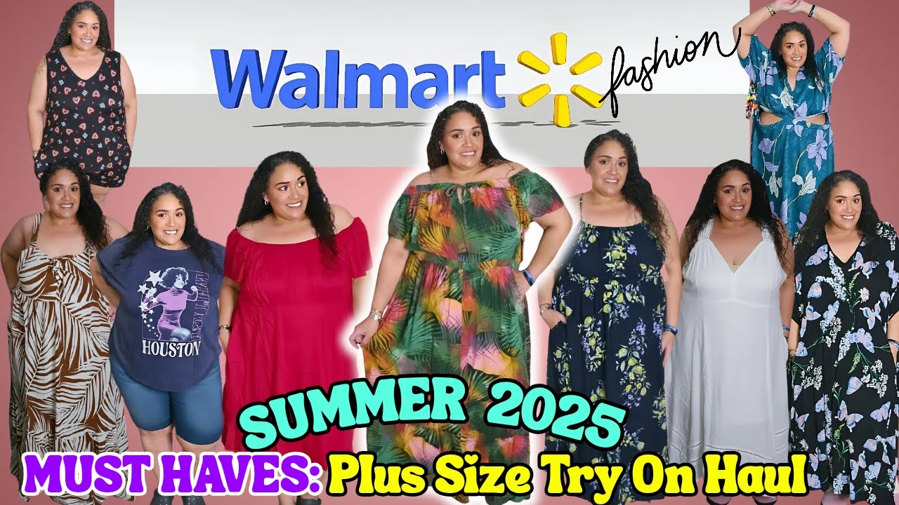 Walmart Plus Size Haul 2025|Plus Size Walmart Haul|Plus Size Clothing|Walmart Fashion|Tasha StJames