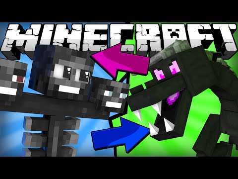 If the Ender Dragon and Wither Switched Places - Minecraft